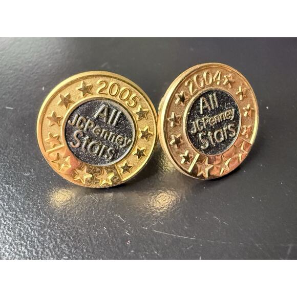 2004-2005 JC Penney All Stars Employee Service Award 10k Gold Filled Lapel Pin - Picture 2 of 7